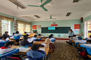 Ngày 27/2/2023 chuyên môn Trường TH xã Hoàng Việt tổ chức giảng dạy thực nghiệm dạy sách giáo khoa mới lớp 4.