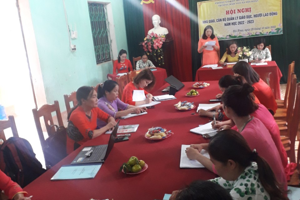 HỘI NGHỊ CÁN BỘ, CÔNG CHỨC, VIÊN CHỨC TRƯỜNG MẦM NON XÃ HỘI HOAN  NĂM HỌC 2022- 2023